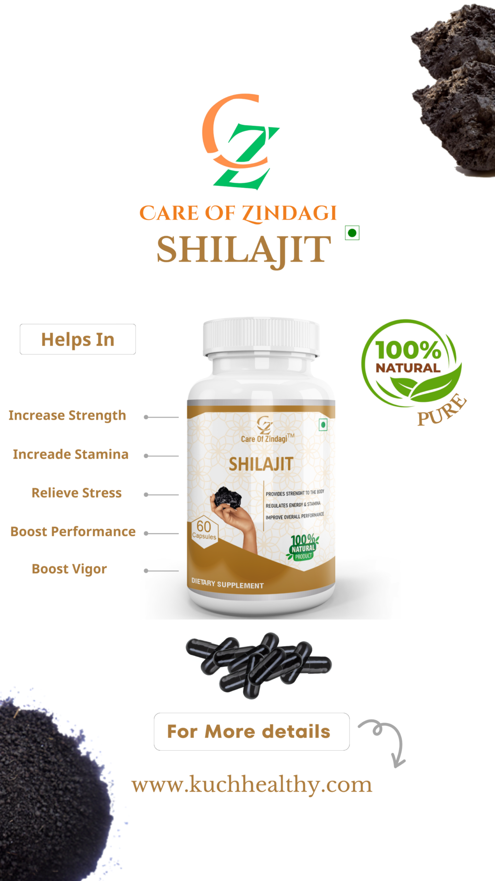 CARE OF ZINDAGI SHILAJIT CAPSULES