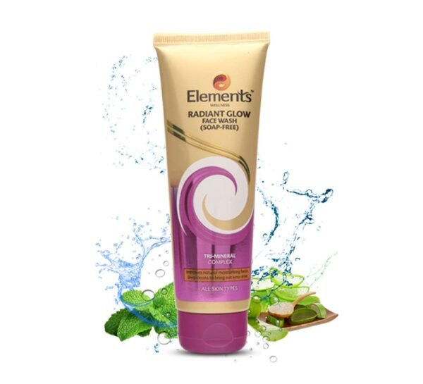 Elements Radiant Glow Face Wash 100g